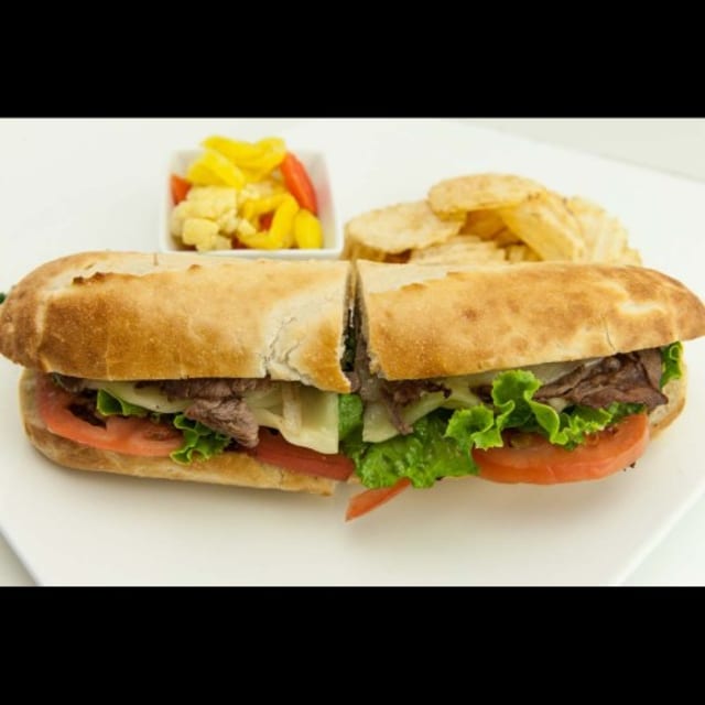 Steak & Cheese Sandwich.