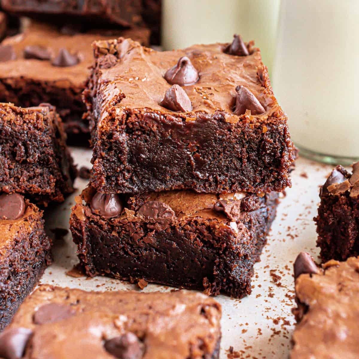 Chocolate Chip Brownie (2pcs).